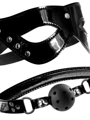 Fetish Fantasy Masquerade Mask and Ball Gag